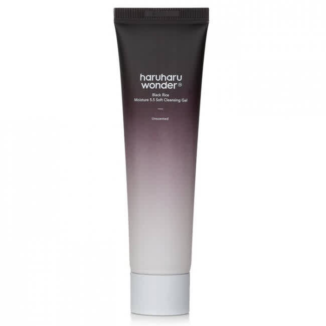 HaruHaru Wonder Black Rice Moisture 5.5 Soft Cleansing Gel - veido prausiklis