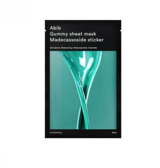 Abib - Gummy Sheet Mask Madecassoside Sticker - drėkinanti lakštinė kaukė su madekasosidu